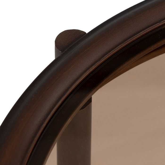 Mesa Centro Marrón Oscuro 75 X 75 X 46 cm