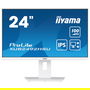 iiyama ProLite XUB2492HSU-W6 Monitor 24" (61cm) FHD 1920x1080 IPS 100Hz 0.4ms Pivot HDMI DP Altavoces Blanco