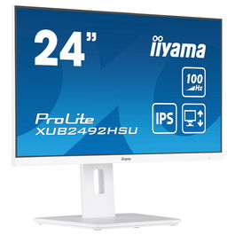 iiyama XUB2492HSU-W6 61cm/24" (1920x1080) FHD IPS 100Hz 0,4ms HDMI DP Pivot Speaker Blanco