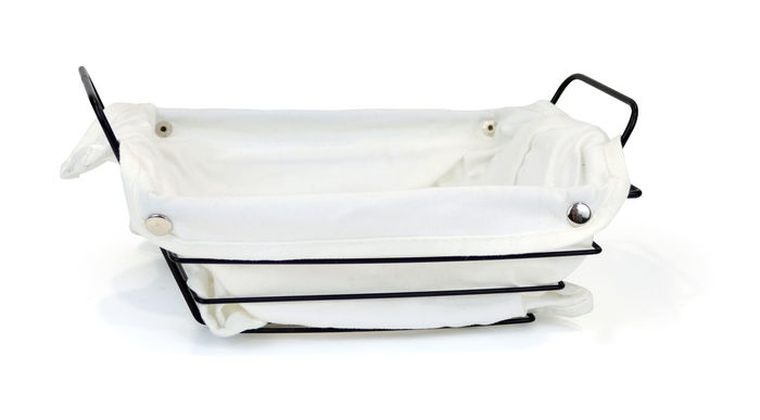 My Bar Panera Metal Blanca Rectangular 29 cm x 20 cm (12 Unidades)