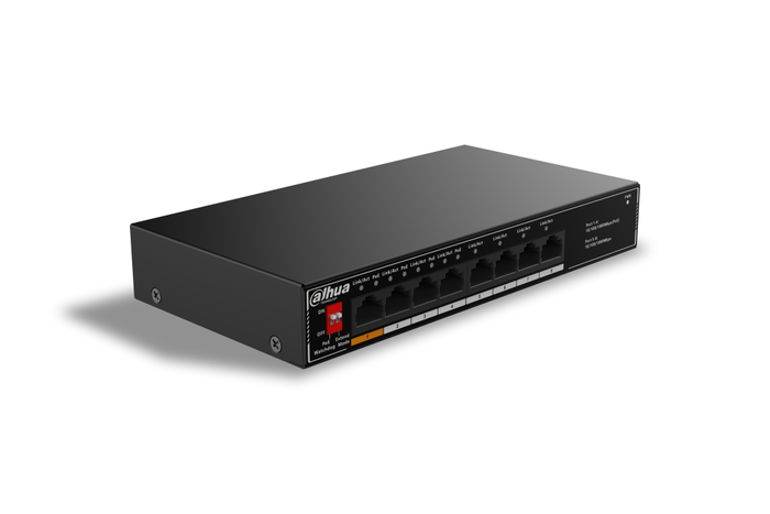Dahua Technology SG1008LP Switch PoE No Administrado, 8 Puertos Gigabit Ethernet (10/100/1000), PoE Dahua Technology SG1008LP Switch PoE No Administrado, 8 Puertos Gigabit Ethernet (10/100/1000), PoE