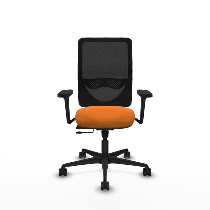 PIQUERAS Y CRESPO Silla de oficina Zulema Naranja y Negro PIQUERAS Y CRESPO Silla de oficina Zulema Naranja y Negro