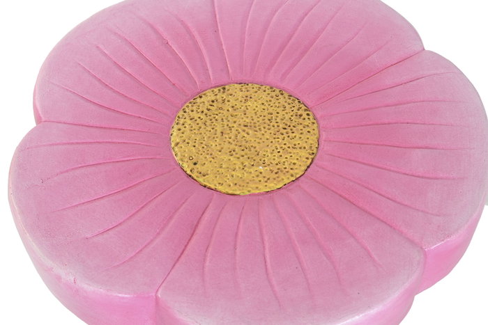 DKD Home Decor Mesita Auxiliar Shabby Rosa Verde Magnesia Fibra de Vidrio 32.5 x 42.5 x 32.5 cm DKD Home Decor Mesita Auxiliar Shabby Rosa Verde Magnesia Fibra de Vidrio 32.5 x 42.5 x 32.5 cm