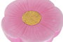 DKD Home Decor Mesita Auxiliar Shabby Rosa Verde Magnesia Fibra de Vidrio 32.5 x 42.5 x 32.5 cm