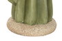 DKD Home Decor Mesita Auxiliar Shabby Rosa Verde Magnesia Fibra de Vidrio 32.5 x 42.5 x 32.5 cm