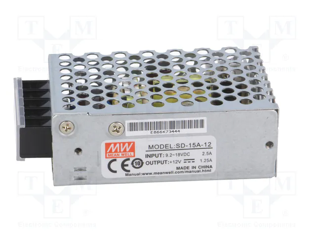 MEAN WELL SD-15A-12 Convertidor DC/DC 15W 12VDC