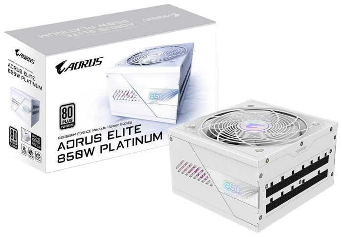 Gigabyte AORUS ELITE P850W ICE 850W Blanco