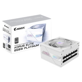 Gigabyte AORUS Elite P850W ICE Fuente Alimentación 850W 80+ Platinum Modular ATX 3.0 PCIe 5.0