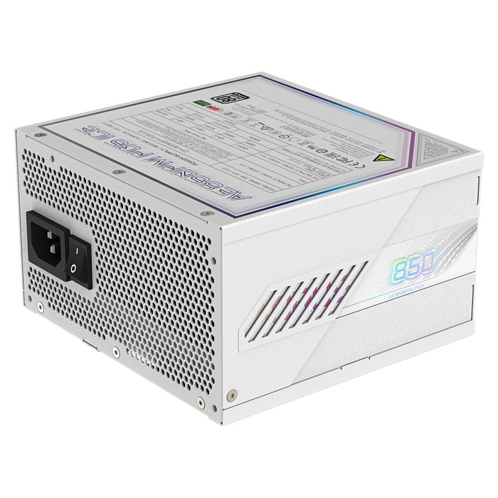 Gigabyte AORUS Elite P850W ICE Fuente Alimentación 850W 80+ Platinum Modular ATX 3.0 PCIe 5.0 Gigabyte AORUS Elite P850W ICE Fuente Alimentación 850W 80+ Platinum Modular ATX 3.0 PCIe 5.0