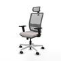 PIQUERAS Y CRESPO Silla de oficina Haches Sincro/Traslack Blanco/Gris