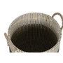 DKD Home Decor Set de 2 Cestas Seagrass TAMKY Blanco