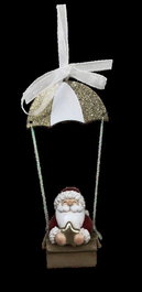 DKD Home Decor Figura Navidad Tradicional Resina Santa 4 x 13.5 x 6.5 cm (6 Unidades)