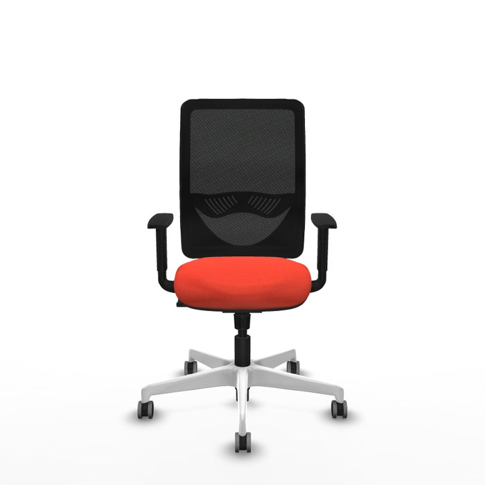 PIQUERAS Y CRESPO Silla de oficina Zulema con mecanismo Sincro, Naranja oscuro y Negro PIQUERAS Y CRESPO Silla de oficina Zulema con mecanismo Sincro, Naranja oscuro y Negro