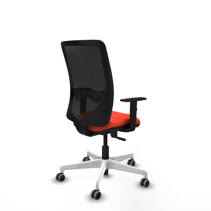 PIQUERAS Y CRESPO Silla de oficina Zulema con mecanismo Sincro, Naranja oscuro y Negro PIQUERAS Y CRESPO Silla de oficina Zulema con mecanismo Sincro, Naranja oscuro y Negro