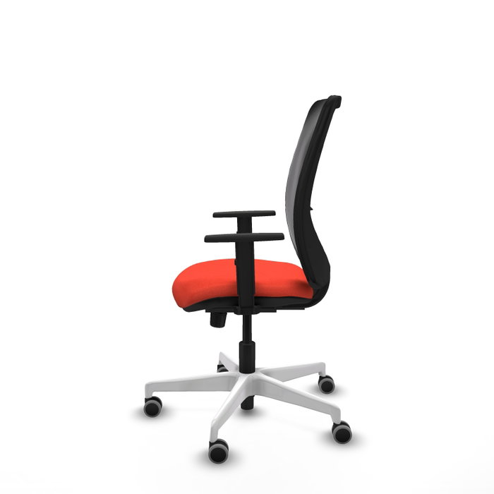 PIQUERAS Y CRESPO Silla de oficina Zulema con mecanismo Sincro, Naranja oscuro y Negro PIQUERAS Y CRESPO Silla de oficina Zulema con mecanismo Sincro, Naranja oscuro y Negro