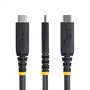 StarTech Cable USB4 USB-C de 1 m, 40 Gbps, 240 W, 8K/60Hz, Negro