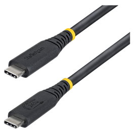 StarTech Cable USB4 USB-C de 1 m, 40 Gbps, 240W, Negro