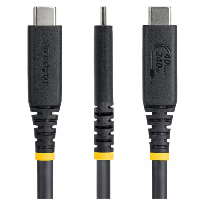 StarTech.com Cable USB4 de 1m USB-C 40 Gbps con carga de 240W y vídeo 8K