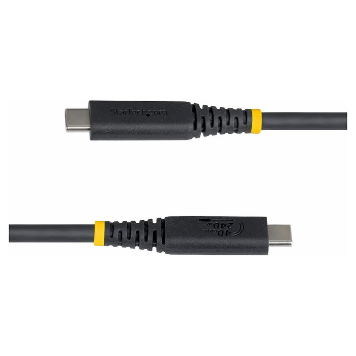 StarTech.com Cable USB4 de 1m USB-C 40 Gbps con carga de 240W y vídeo 8K
