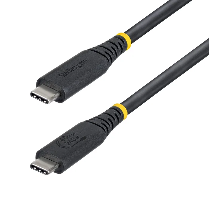 StarTech.com Cable USB4 de 1m USB-C 40 Gbps con carga de 240W y vídeo 8K