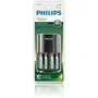 Philips Cargador de pilas aaa/aa (4 pilas recargables nimh aaa incluidas)