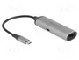 DeLOCK 81591 Adaptador de red USB Tipo C 5 Gigabit LAN con Power Delivery 140 W