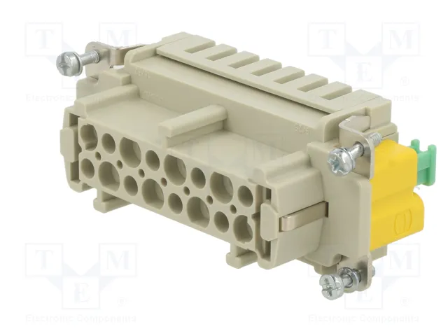 HARTING Han ES 16B PE-CC Female Plantilla de Contacto Hembra HARTING Han ES 16B PE-CC Female Plantilla de Contacto Hembra