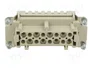 HARTING Han ES 16B PE-CC Female Plantilla de Contacto Hembra