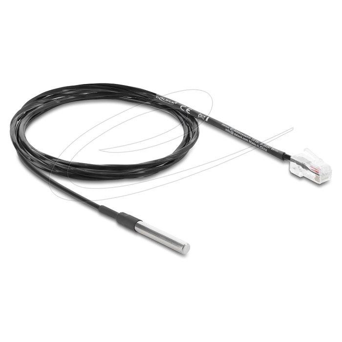 DeLOCK 91384 Cable para sensor DS18B20 con conector RJ45 de 1 m DeLOCK 91384 Cable para sensor DS18B20 con conector RJ45 de 1 m