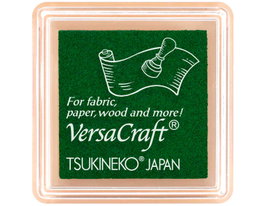 Tsukineko VERSACRAFT Tinta para textil color verde Clover 33x33mm