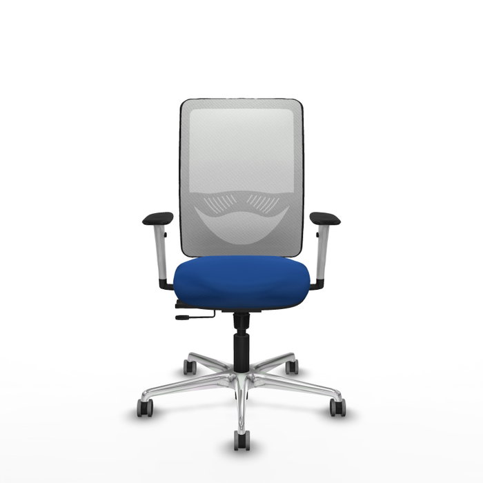 PIQUERAS Y CRESPO Silla de oficina Zulema con mecanismo Sincro/Traslack, Azul y Blanco PIQUERAS Y CRESPO Silla de oficina Zulema con mecanismo Sincro/Traslack, Azul y Blanco