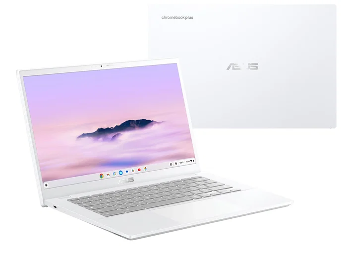 Asus Chromebook Plus CX34 CX3402CVA-PQ1339, 14 pulg, Intel Core 3 100U, 8GB RAM, 256GB UFS, Blanco Pearl