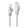 Lindy Patchcord UTP Cat6 CCA Blanco 1.0m para Red - Alta Velocidad, Cable de Red