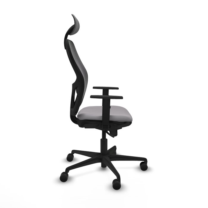 PIQUERAS Y CRESPO Silla de oficina Jorquera Gris y Negro