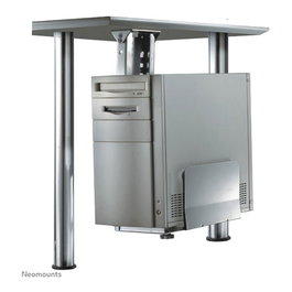 Newstar CPU-D200 Silver Soporte para Unidad de Sistema Instalable bajo Escritorio Plata