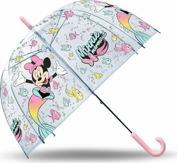 KIDS LICENSING Paraguas Transparente Minnie Mouse 46cm