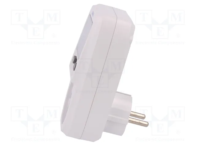 ORNO Controlador con Display LCD y Toma Schuko IP20