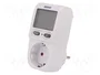 ORNO Controlador con Display LCD y Toma Schuko IP20