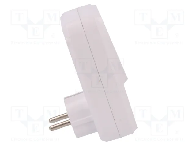 ORNO Controlador con Display LCD y Toma Schuko IP20