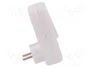 ORNO Controlador con Display LCD y Toma Schuko IP20