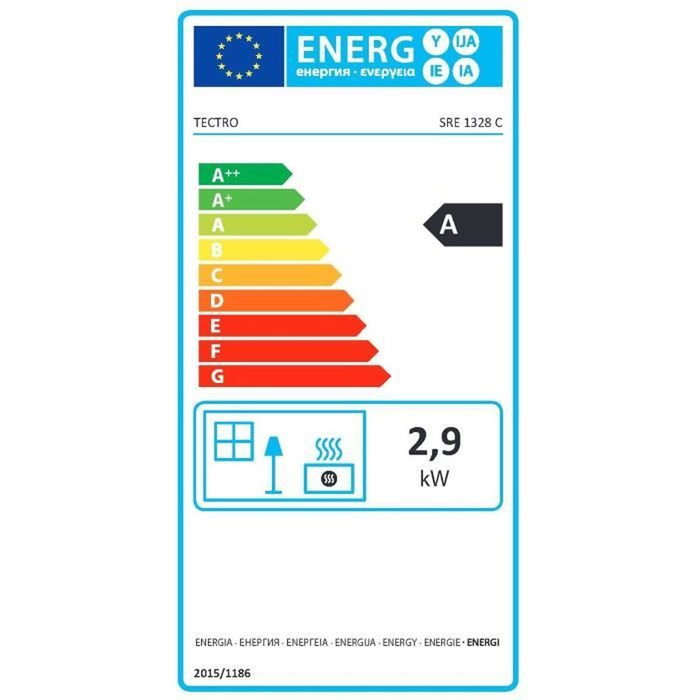 STOVER SRE 1228 C Estufa electrónica de aceite de 2850 W
