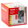 FISCHER Taco de Nylon SX Plus 10x80 mm, 25 unidades