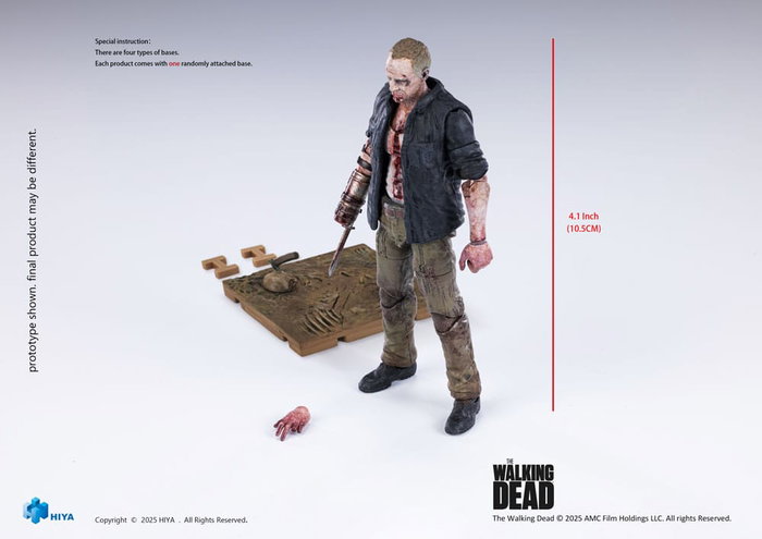 Hiya Toys The Walking Dead Exquisite Mini Series Merle 11 cm