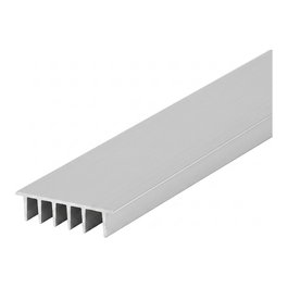 Synergy21 Perfil en U ALU3535 de aluminio con aletas de refrigeración, 2m