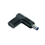 NGS BUD 65W-H Cargador GaN 65W USB-C para Portátil HP con Cable 1,5m y Pack de 8 Conectores - Carga Rápida Universal PD 3.0, Negro