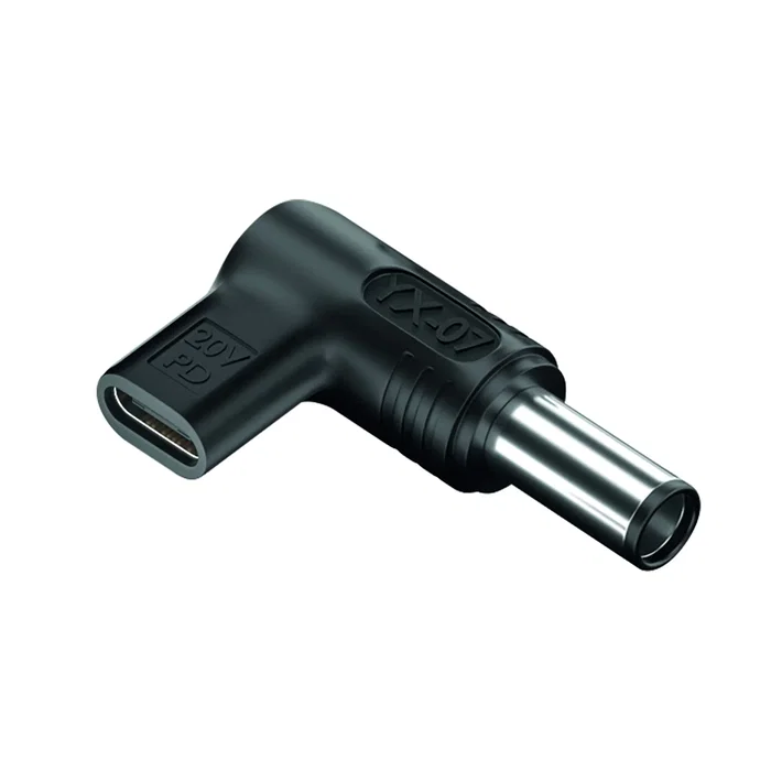 NGS BUD 65W-H Cargador GaN 65W USB-C para Portátil HP con Cable 1,5m y Pack de 8 Conectores - Carga Rápida Universal PD 3.0, Negro