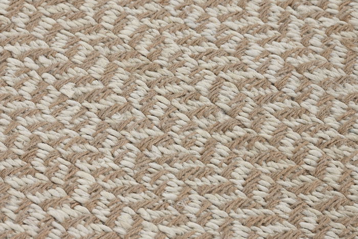 DKD Home Decor Alfombra Balines Natural Blanco Yute 180 x 120 cm