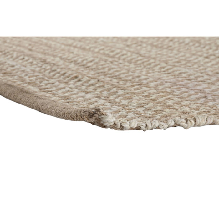 DKD Home Decor Alfombra de Yute 120x180 cm Natural y Blanco DKD Home Decor Alfombra de Yute 120x180 cm Natural y Blanco