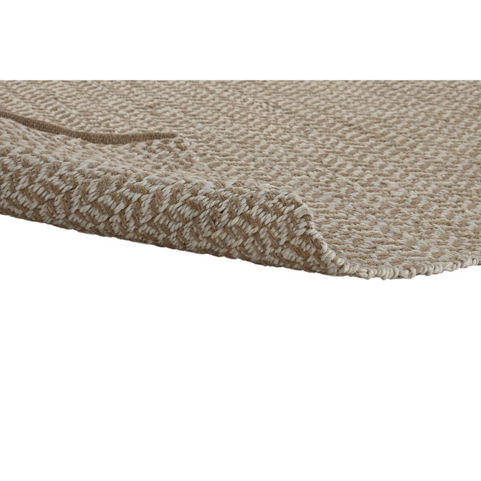 DKD Home Decor Alfombra de Yute 120x180 cm Natural y Blanco DKD Home Decor Alfombra de Yute 120x180 cm Natural y Blanco