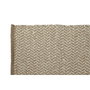 DKD Home Decor Alfombra de Yute 120x180 cm Natural y Blanco